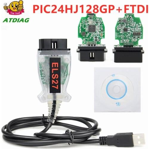 V2.3.8 ELS27 Forscan Scanner PIC24HJ128GP+FTDI for Ford ELS27 Diagnostic Cable ELS 27 V3 ELS27 for ELM327 J2534 Mazda Focom