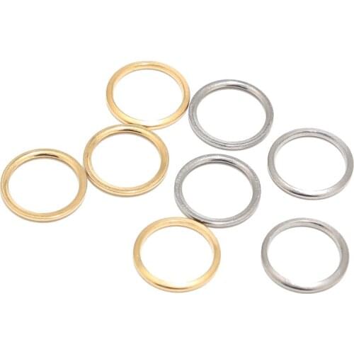 12mm Stainless Steel Jump Rings Close Circle for Women Men Jewelry Making Crafting DIY Necklace Bracelet Christmas
