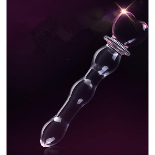 Pyrex Glass Butt Plugs Dildo Deads Fake Penis Female Masturbate Sex Toys for Women Men Gay Smooth and Sharp Crystal Glass Rod