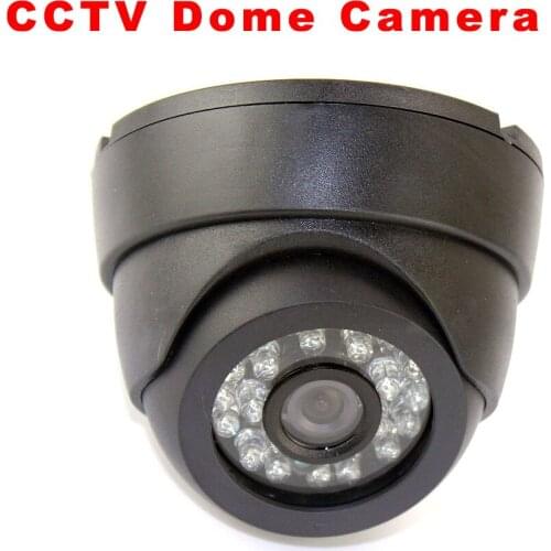 SUFCO 24pcs indoor ir led 1000TVL CMOS color cctv camera 3.6mm lens ir dome analog CCTV Camera