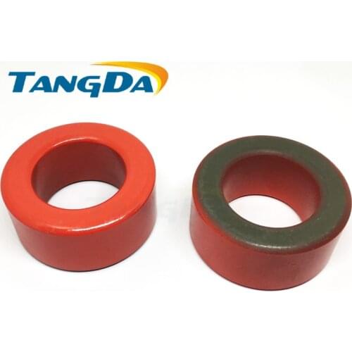 T225 -2B Iron powder cores T225-2B OD*ID*HT57*36*26mm AL=21.5nH/N2 10uo Iron dust core Ferrite Toroid Core Coating Red gray AG