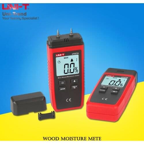 UNI-T UT377A Wood Moisture Meter; wood raw material / paper / plywood / wood moisture moisture meter