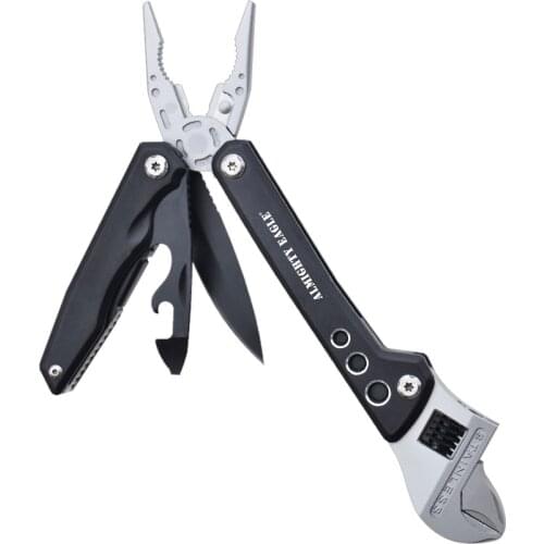 All-around Eagle Outdoor Combined Tool Pliers Multi-Function Wrench Pliers Folding Knife Vehicle Safety Life-Saving Hammer