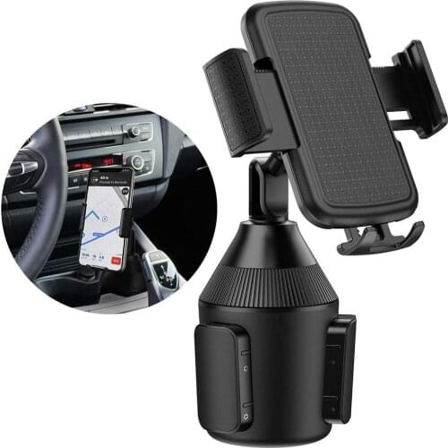Universal 360 Degree Adjustable Cup Holder Car Mount For Cell Phones / Gps Bracket Interior Accessories Drinks Holders
