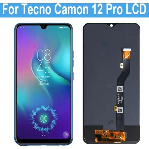6.35" For Tecno Camon 12 Pro LCD Display Touch Screen Digitizer Assembly For Tecno Camon 12 Pro Replacement Repair Parts
