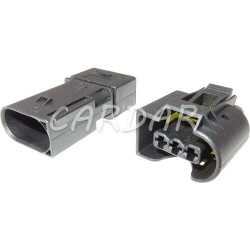 1 Set 3 Pin 09 4413 11 / 22140492050 Injector Auto Connector ABS Sensor Plug Electrical Wire Socket For Benz BMW Kostal
