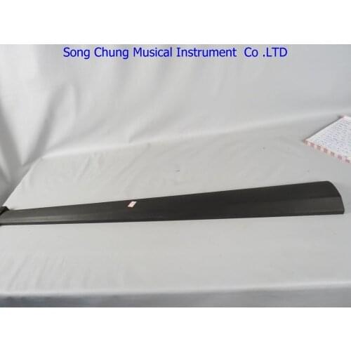 1pcs Undyed Black indonesia ebony Double bass edge fingerboard 4/4
