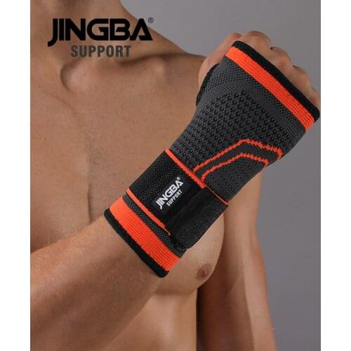 JINGBA SUPPORT 1 PCS Handguard Wrist joint Protector Nylon Bandage Weightlifting Sport Wristband Support Protective Dropshipping