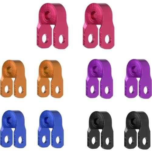 2Pcs Motorcycle Alloy Shock Absorber Height Extension Extender Suspension Riser E7CA