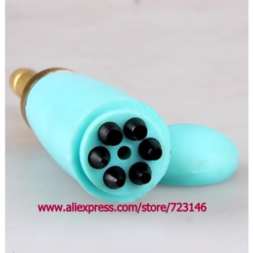 2016&2017 new Sky blue Handmade leather Automatic Belts Punch Replaceable Long Mute Rotary Punching Punchers Leather Craft Tools