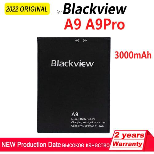 100% Original 3000mAh A9 Phone Battery For Blackview A9/A9 Pro High quality Batteries With Tracking Number