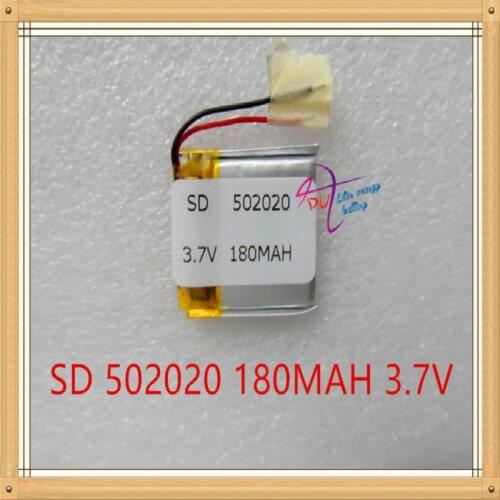 Liter energy battery 3.7V polymer lithium 502020 small toy Bluetooth headset 180MAH universal