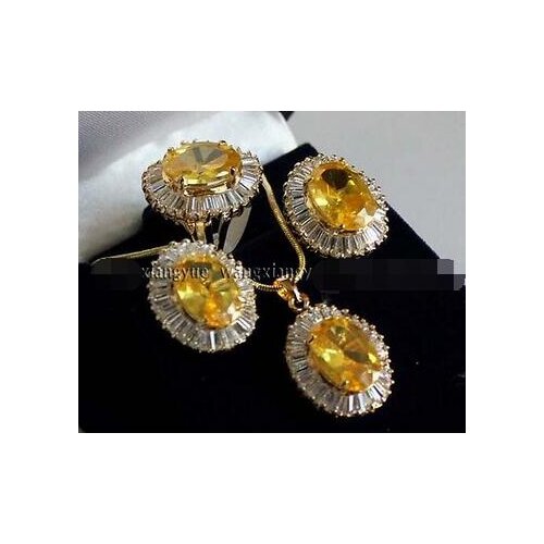 Free Shipping >Inlay South America Earrings/Ring/ Necklace Pendant Set AAA