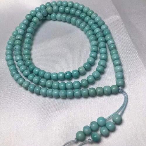 Really natural turquoise royal family princes and wealthy merchants like collect religious precious gemstone beads rosary bead