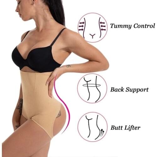 Slimming Body Shaper Waist Trainer Bodysuit Women Push Up Butt Lifter Strap Waist Cincher Tummy Control Panties Shapewear