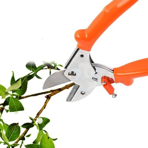 7 Inch Stainless Steel Labor-saving Shears Garden Pruning Shears Grape Shears Orange Fruit Branch Shears Garden Tools