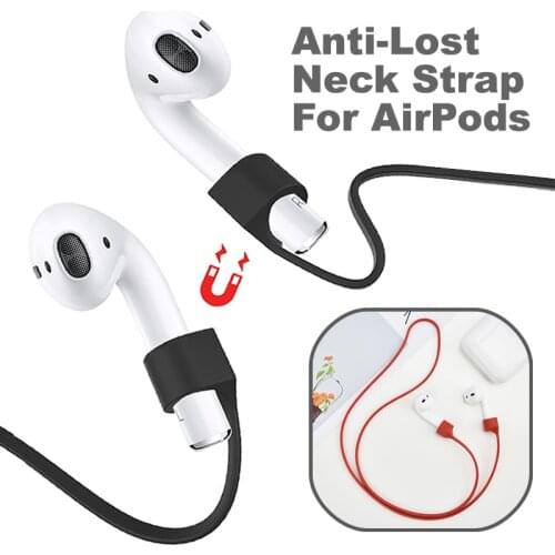 Silicone Anti-Lost Magnetic Earphone Strap for Airpods Magnet String for Bluetooth Earphones Headset Hanging Neck Rope