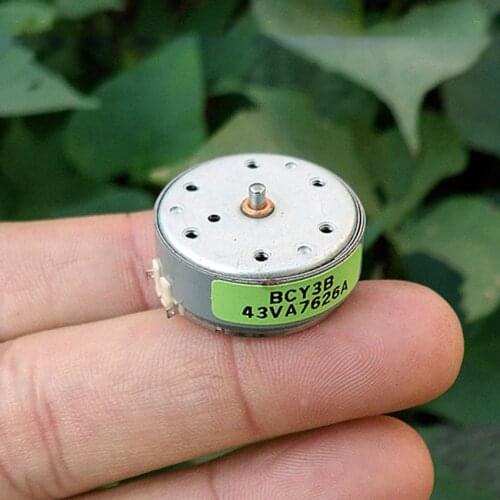 Solar Motor 400 Micro DC Motor DC3V 6500 rpm Ultra-thin round motors dia 24.3mmelectric machinery accessories high quality NEW