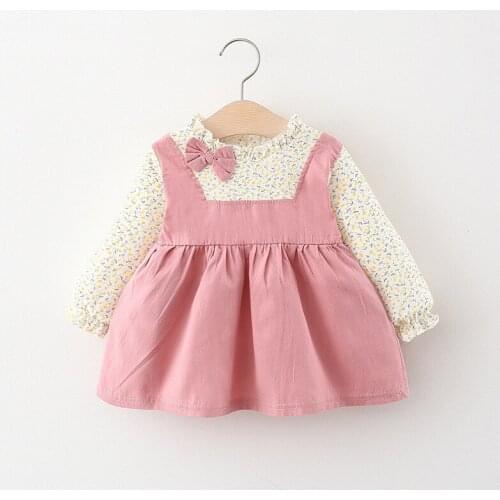 New Summer Girl Dress Newborn Kids Baby Girls Long Sleeve Print Princess Party Pageant Tutu Dresses Girl Casual Clothes