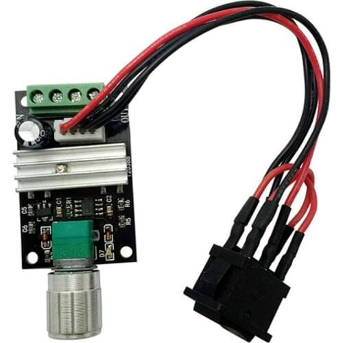 PWM DC motor speed controller 6V12V24V 3A speed control switch forward reverse