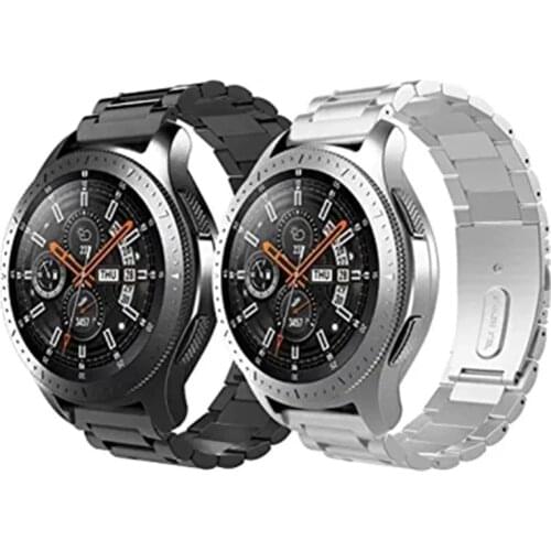 For Amazfit Gtr 2 Gts 2 Bip Lite 20mm 22mm Strap For Huawei Watch GT2/GT/GT 2E/Samsung Galaxy Watch 3 Stainless Steel Strap