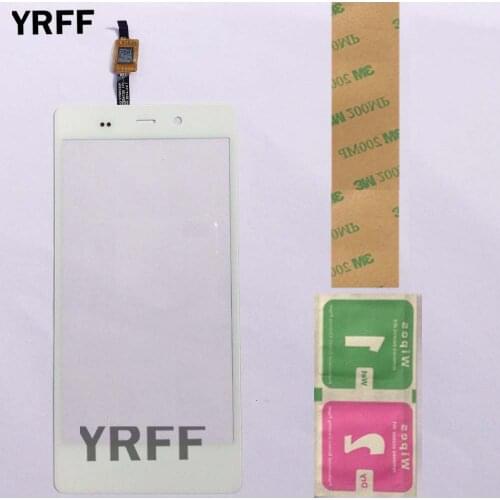 Touch Screen Panel For Fly IQ453 Touch Screen Digitizer Panel Repair Parts Touch Screen Front Glass Lens Sensor Wipes Adhesive