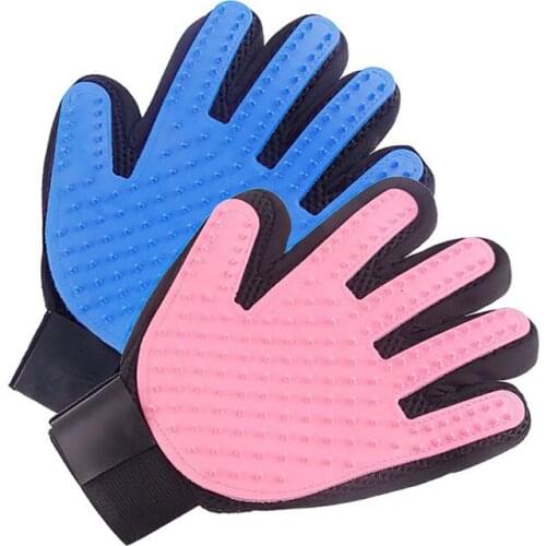New Pet Supplies Dog Hair Cleaning Comb Puppy Dog Accessories Cat Brush Pet Glove Rubber Cat Grooming/Hair Removal Gloves