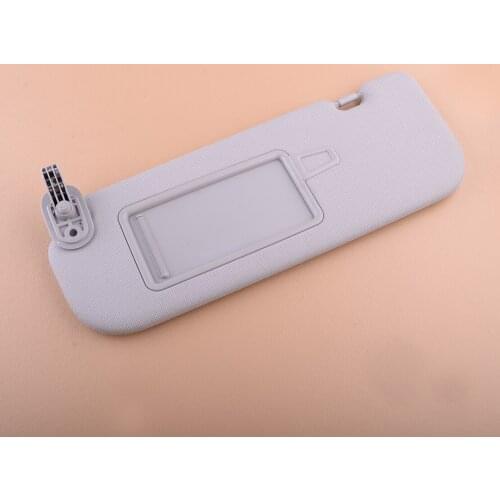 Gray Car Front Left Driver Side Sun Visor Fit For Hyundai Elantra 2011 2012 2013 2014 2015 852103X000TX