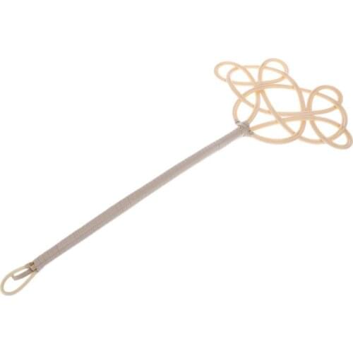 Traditional Racket Woven Imitation Rattan Clean Duster Carpet Rug Beater Durable Handmade