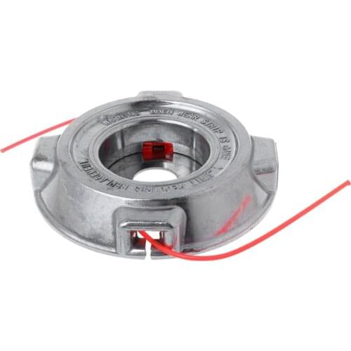 Universal Aluminum Alloy Trimmer Head Line String Bump Grass Brush Cutter for Lawn Mower Garden Tools