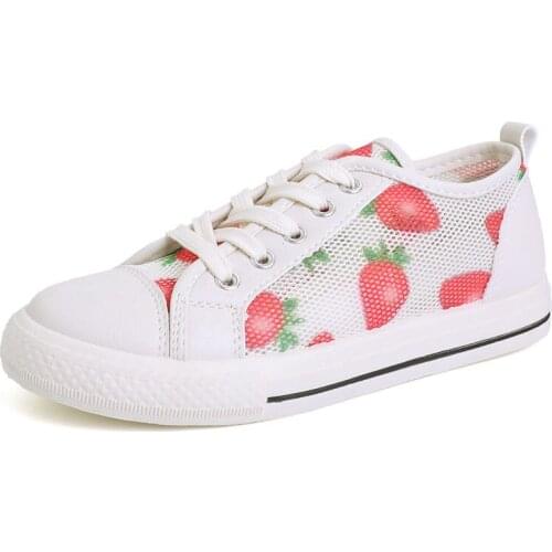 2020 summer womens shoes new small white shoes mesh canvas shoes fashion wild Korean cloth shoes comfortable breathable low-top