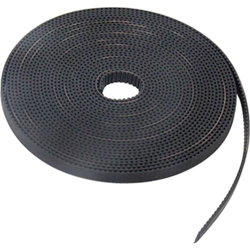 1meter GT2 Open Timing Belt, Width 6mm 10mm, Black Rubber 2GT-6mm, PU Synchronous Belts