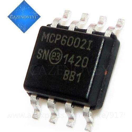 10pcs/lot MCP6002-I/SN MCP6002-I MCP6002 SOP-8 new and original In Stock
