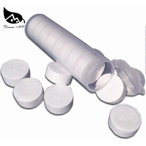 1000pcs Premium Compressed Tissue Coins All In Sealed Portable Carrying Tube - Natural Organic Hygienic Facial Travel Hand Wipes