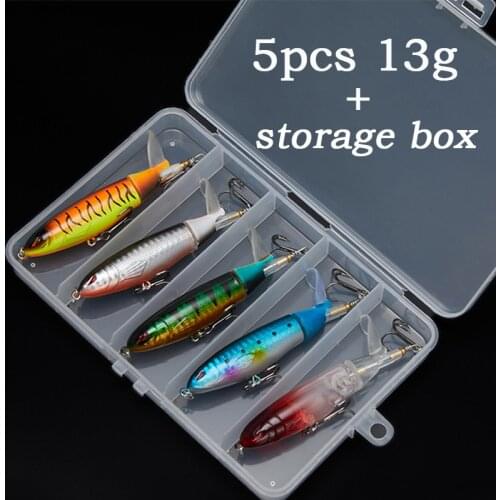 13G/15G/35G Whopper Plopper Swimbait Fishing Lure Topwater Fishing Crankbait Tackle Artificial Hard Bait Wobbler Rotating Tails