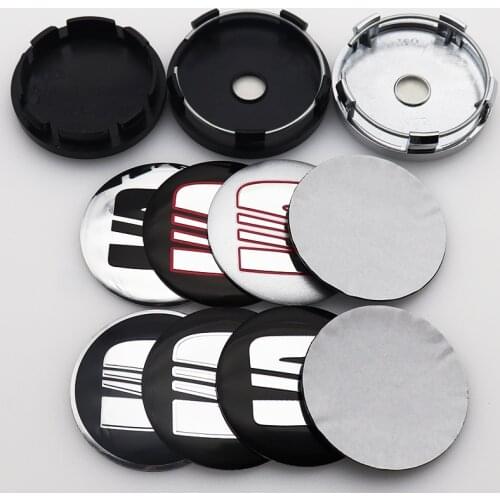 4pcs 3D new 56mm 60mm 65mm 68mm logo car emblem Wheel Center Hub Cap auto Rim refit badge covers sticker styling accessories XYT