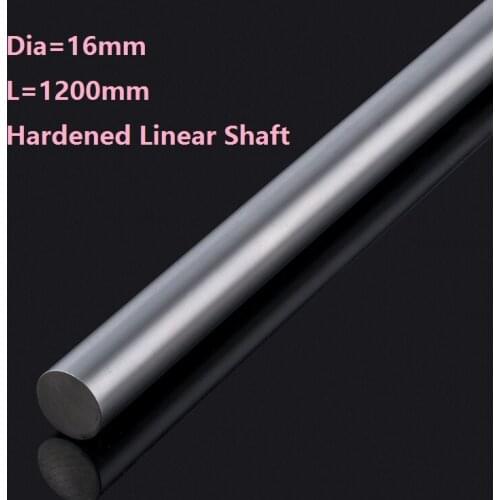 4pcs/lot Dia 16mm shaft 1200mm long Chromed plated linear shaft hardened shaft rod bar rail guide for 3d printer cnc parts