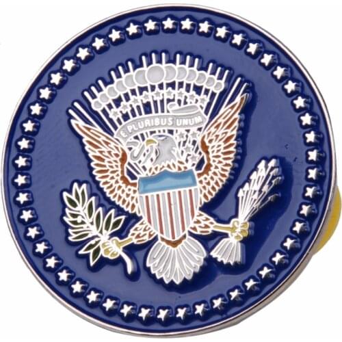 UNITED STATES ARMY E PLURIBUS UNUM WITH EAGLE AND SHIELD AND STARS PIN