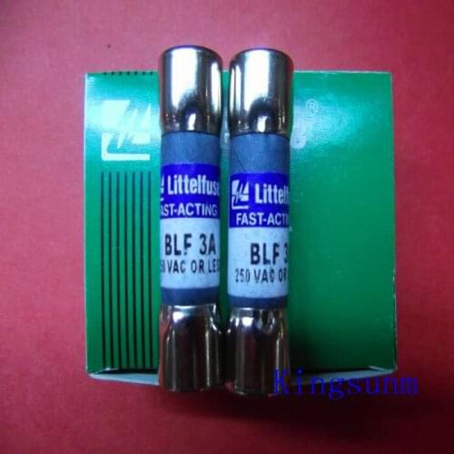 Free shipping 10pcs BLF 3 American Littelfuse fuse / fuse 10*38 genuine 3A 250V