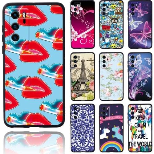 Smart Phone Case for Huawei P20 / P20 Pro / P20 Plus/P30 /P30 Pro / P30 Plus/ P40 /P40 Pro Phone Anti-fall Protection Case Cover
