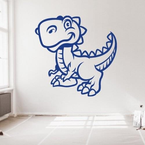 Cartoon Dinosaur Wall Sticker Kids Bedroom And Playroom Wall Art Decoration A001438