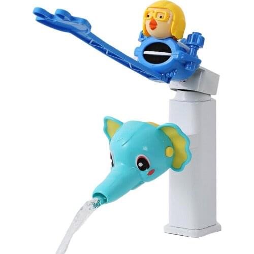 Cartoon Duck Shape Faucet Extender For Kids Hand Washing In Bathroom Sink Accessories Kitchen Convenient For Baby Washing Helper
