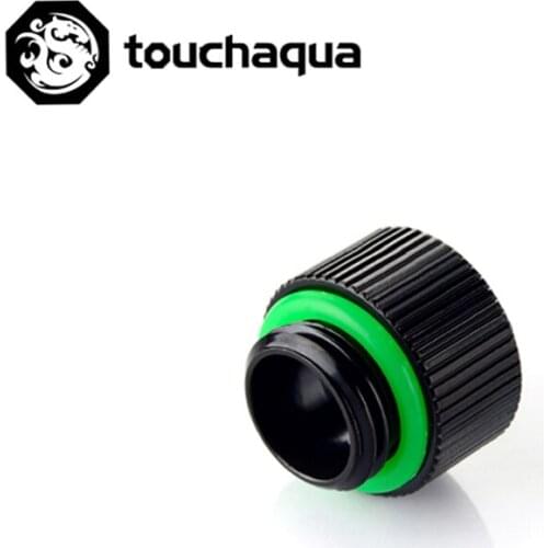 Touchaqua (Extend 10mm) Fitting G1/4'' M to F Extend Connect Adapter Increase 10mm Length Connector Water cooling kit fitting