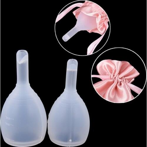 Reusable Medical Silicone Gel Lady Discharge Valve Menstrual Cup Feminine Soft Menstrual Period Leak Free Safety Feminine Cup