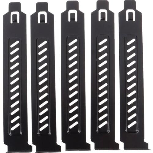 New 5 Pieces PCI Slot Cover / PCI Slot Dust Cover Filter Blanking Board Cooling Fan Dust Filter Ventilation PC Computer Case