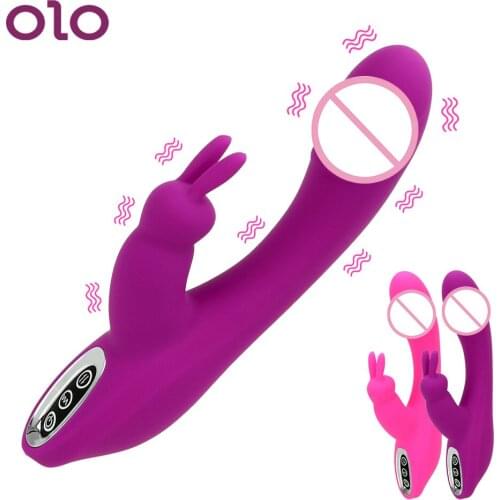 OLO Clitoris Stimulator Female Masturbator Rabbit Vibrator 12 Vibration Modes G-spot Massager Sex Products Sex Toys For Women