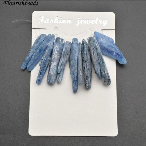 Natural Kyanite Rough Stone Strip Point Beads Necklace Pendants 5pc per lot Fit Fashion Jewelry Necklace making