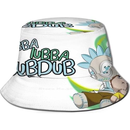 Dollplay FishermanS Hat Bucket Hats Caps Vodoo Doll Witch Fanart Ricksanchez Adult Swim Picklerick Cartoon Funny Anime Adult