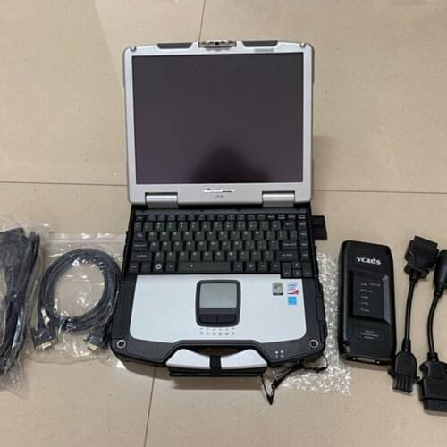 Scanner vcads for volvo truck diagnostic tool Pro newest version software installed in laptop cf30 ram 4g ready to use