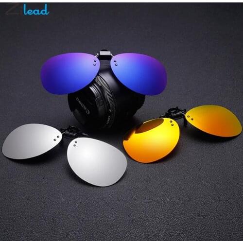 Zilead Men Women Polarized Clip on Sunglasses Car Driver Goggles Polarized Sun Glasses Driving Night Vision Lens Clip On Oculos